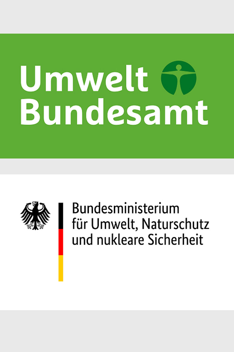 Logos: Bundesministerium für Umwelt, Naturschutz und nukleare Sicherheit, Bundesumweltamt